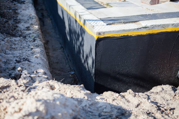 Professional Foundation Crack Repair technician working in Shelbyville, MI
